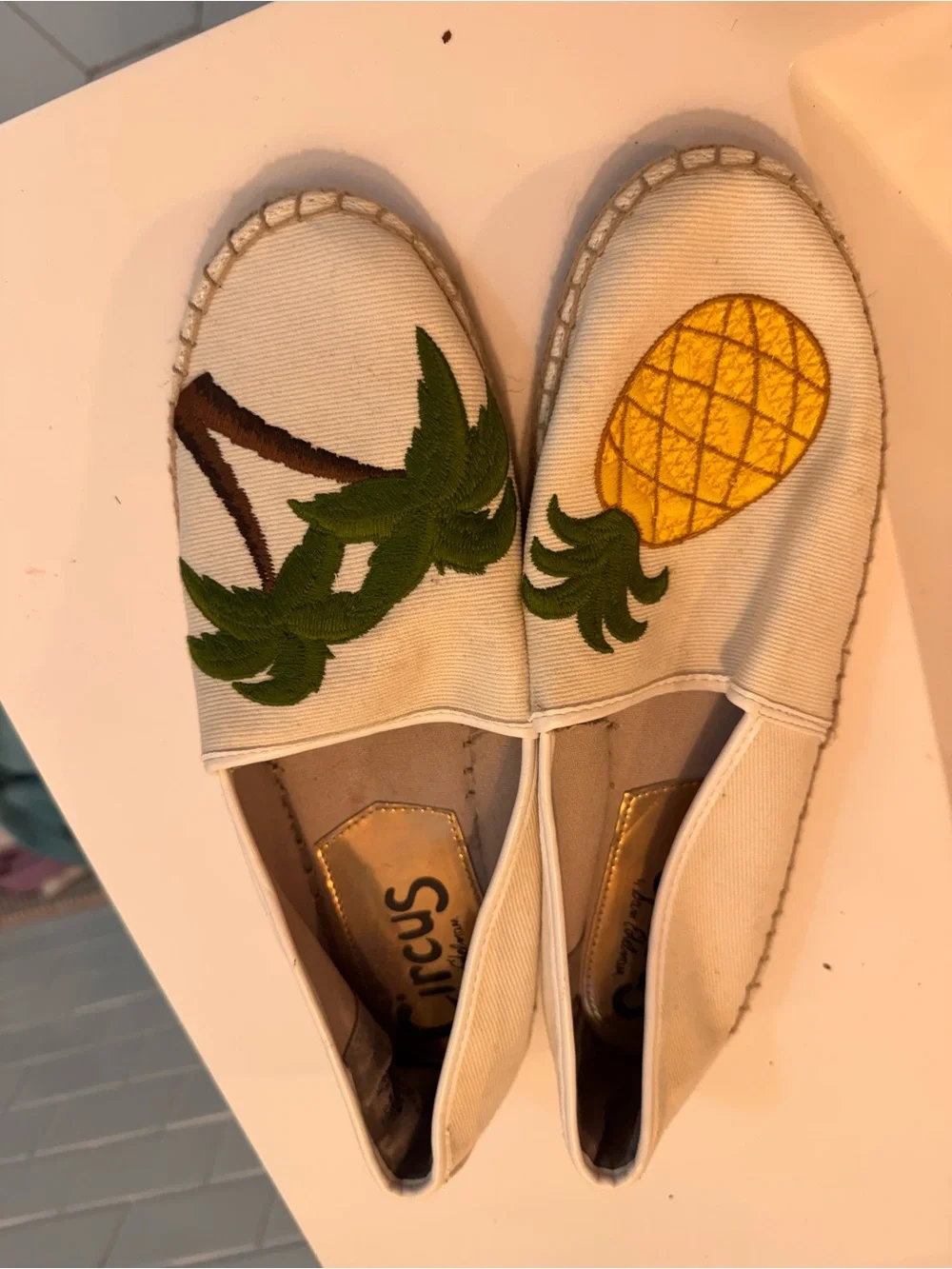 Circus by Sam Edelman white espadrille